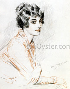  Paul Cesar Helleu Portrait of Madame Marcel Cassaguet - Art Print