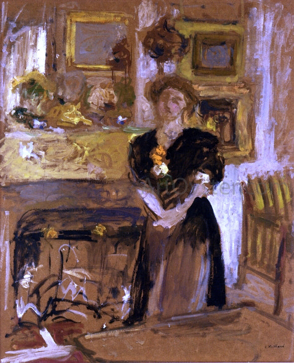  Edouard Vuillard Portrait of Madame Marie des Jardins-Fontaine - Art Print