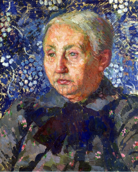  Theo Van Rysselberghe Portrait of Madame Monnon, the Artist's Mother-in-Law - Art Print