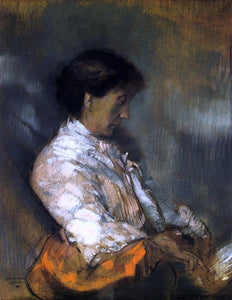  Odilon Redon Portrait of Madame Redon - Art Print