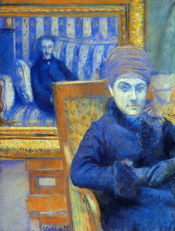  Gustave Caillebotte Portrait of Madame X... - Art Print