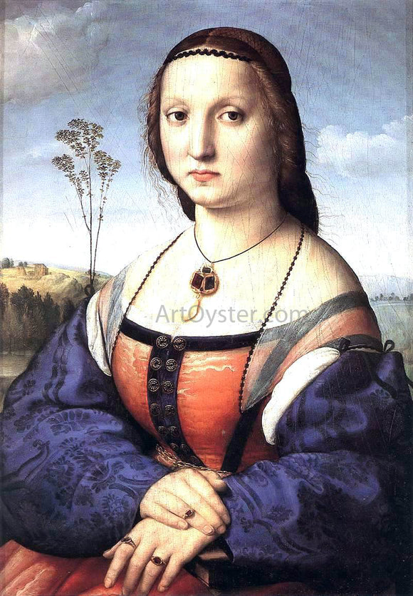  Raphael Portrait of Maddalena Doni - Art Print