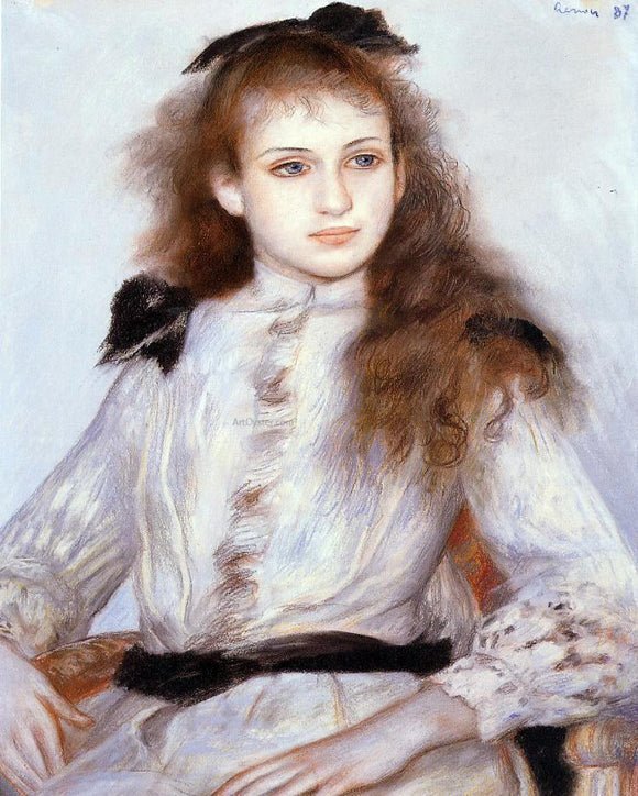  Pierre Auguste Renoir Portrait of Madeleine Adam - Art Print