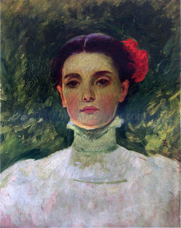  Frank Duveneck Portrait of Maggie Wilson - Art Print