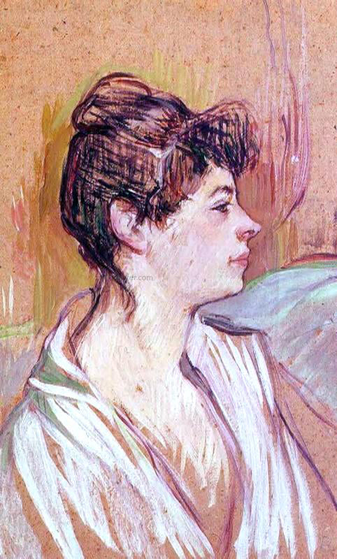  Henri De Toulouse-Lautrec Portrait of Marcelle - Art Print