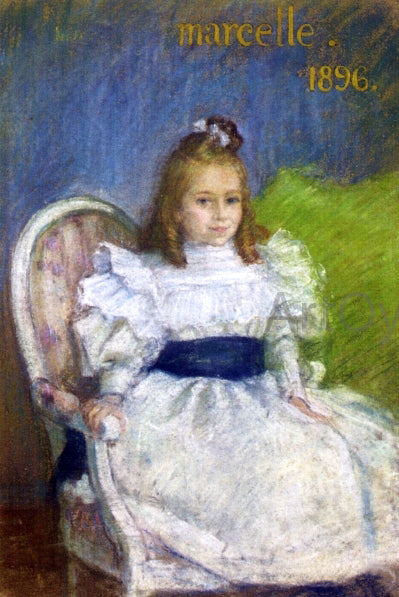  Henri Lebasque Portrait of Marcelle Mezieres, Nine Years Old - Art Print