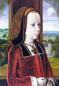  Master of Moulins Portrait of Margaret of Austria (Portrait of a Young Princess) - Art Print