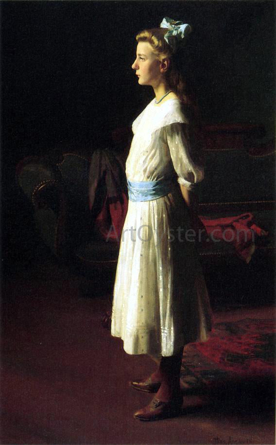  Thomas Pollock Anschutz Portrait of Margaret Perot - Art Print