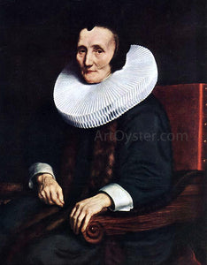  Nicolaes Maes Portrait of Margaretha de Geer, Wife of Jacob Trip - Art Print