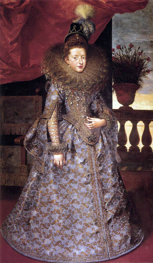  The Younger Frans Pourbus Portrait of Margherita Gonzaga - Art Print