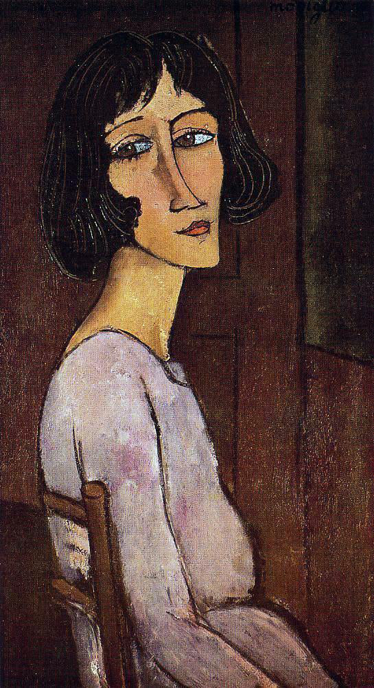  Amedeo Modigliani Portrait of Marguerite - Art Print