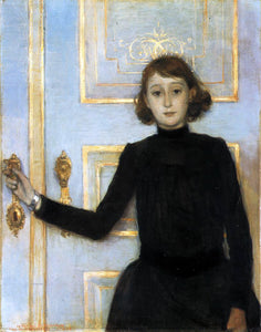  Theo Van Rysselberghe Portrait of Marguerite van Mons - Art Print