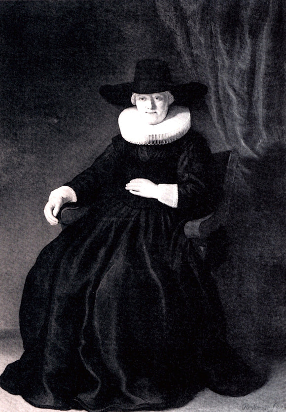  Rembrandt Van Rijn Portrait of Maria Bockenolle - Art Print