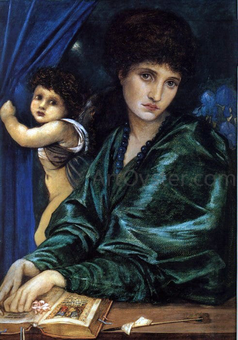  Sir Edward Burne-Jones Portrait of Maria Zambaco - Art Print