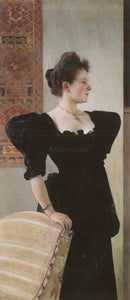  Gustav Klimt Portrait of Marie Breunig - Art Print