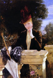  Henri Gervex Portrait of Marie Clotilde de Faret, Comtesse de Fournes - Art Print