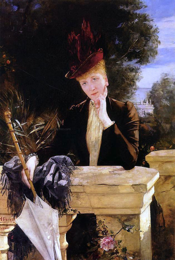  Henri Gervex Portrait of Marie Clotilde de Faret, Comtesse de Fournes - Art Print