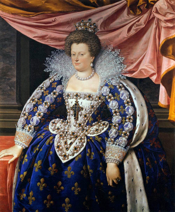  The Younger Frans Pourbus Portrait of Marie de Medicis - Art Print