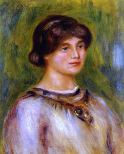 Pierre Auguste Renoir Portrait of Marie Lestringuez - Art Print