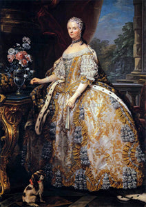  Carle Van Loo Portrait of Marie Leszczynska, Queen of France - Art Print
