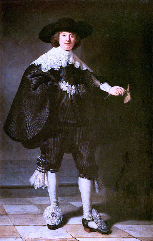  Rembrandt Van Rijn Portrait of Marten Soolmans - Art Print