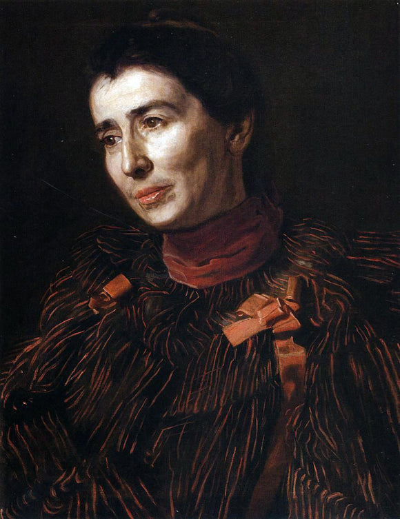  Thomas Eakins Portrait of Mary Adeline Williams - Art Print