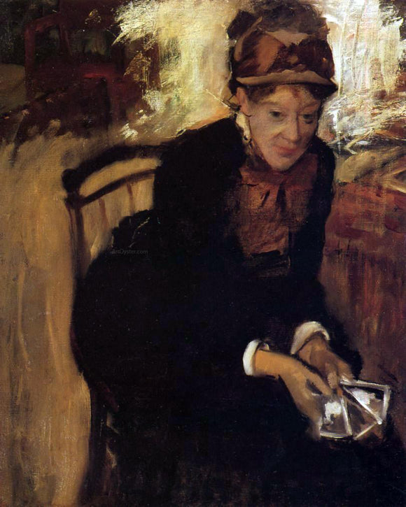  Edgar Degas Portrait of Mary Cassatt - Art Print