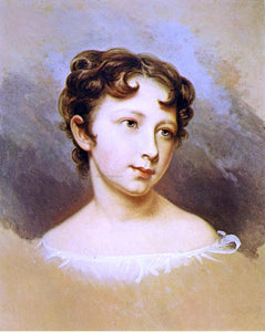 Rembrandt Peale Portrait of Mary Jane Peale - Art Print