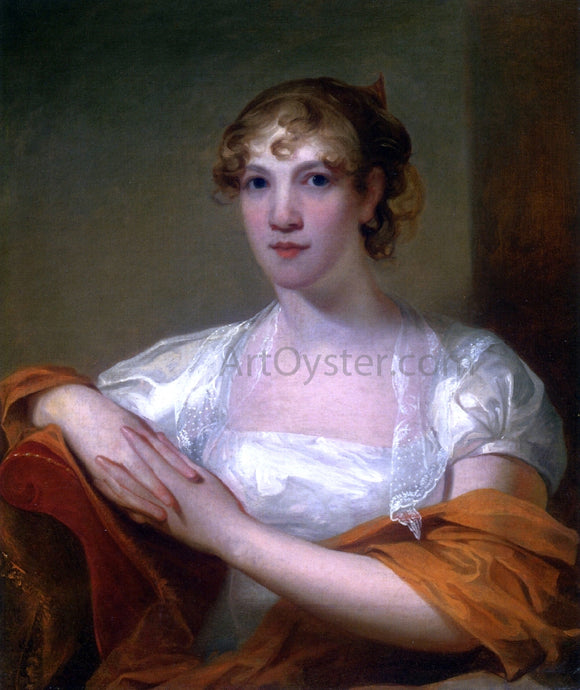  Thomas Sully Portrait of Mary Myers Hale - Art Print