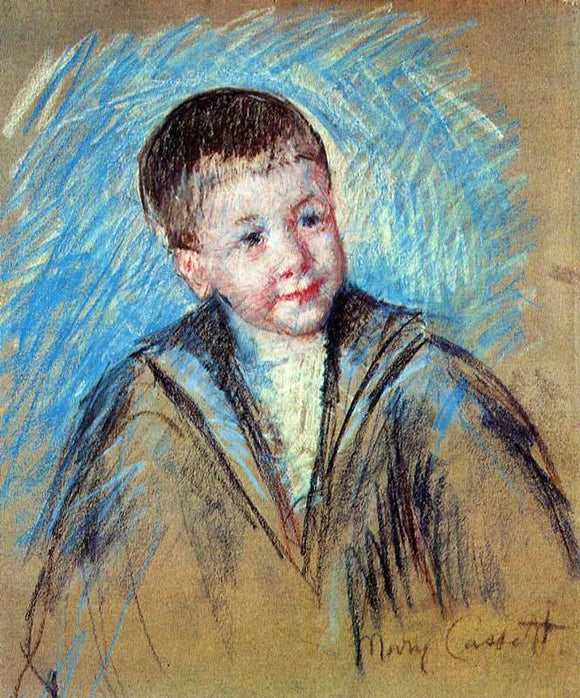  Mary Cassatt Portrait of Master St. Pierre (study) - Art Print