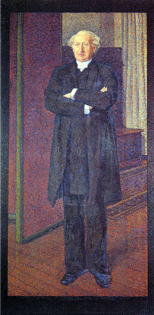  Theo Van Rysselberghe Portrait of Michel van Mos - Art Print