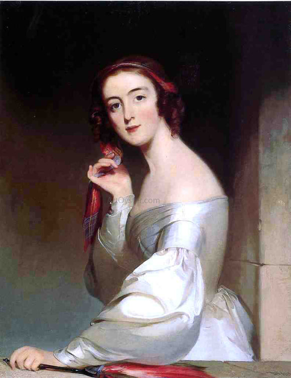  Thomas Sully Portrait of Miss Ann Elliott, Beaufort, South Carolina - Art Print
