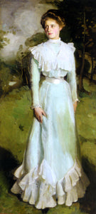  Harrington Mann Portrait of Miss Isabella Nairn - Art Print