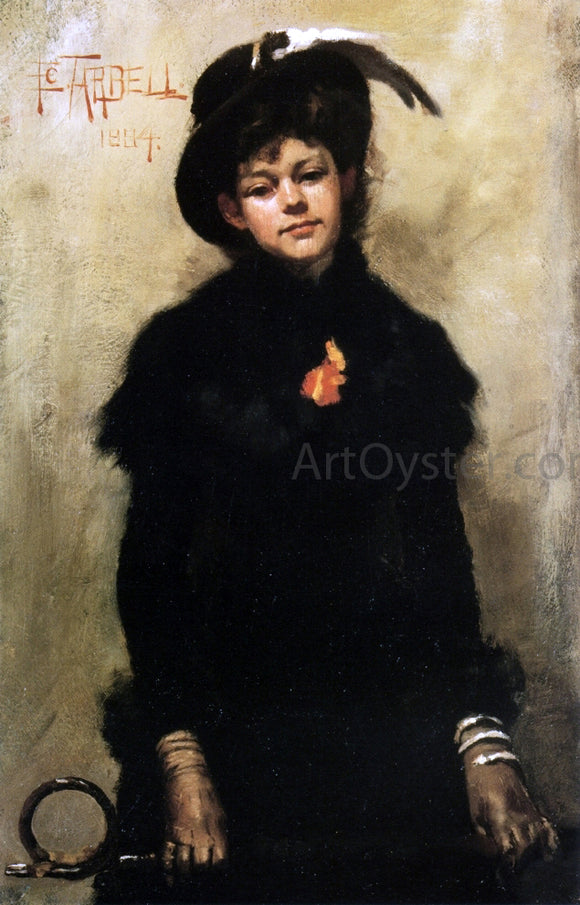 Edmund Tarbell Portrait of Miss McKay - Art Print