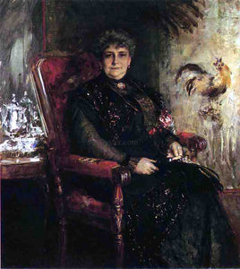  William Merritt Chase Portrait of Mme. E. H. Bensel - Art Print