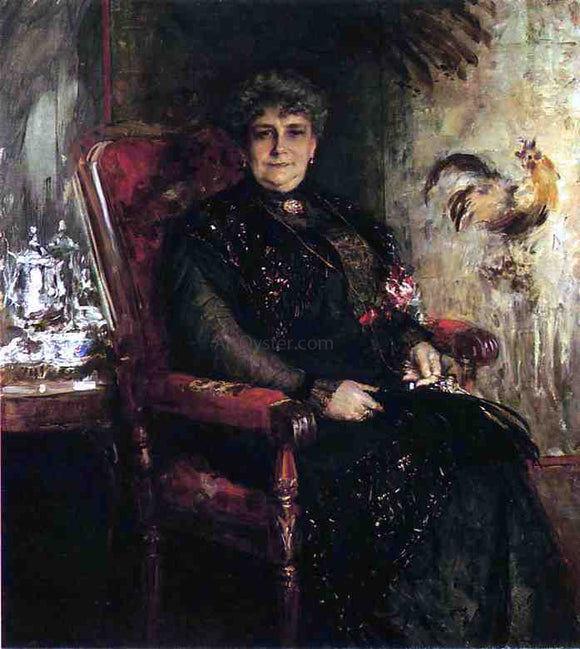  William Merritt Chase Portrait of Mme. E. H. Bensel - Art Print