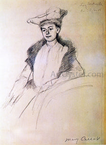  Mary Cassatt Portrait of Mme. Fontveille - Art Print