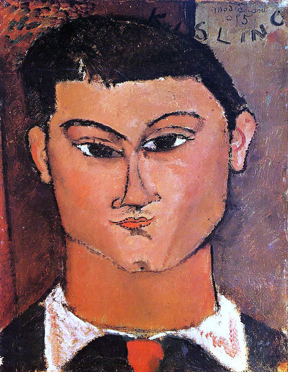  Amedeo Modigliani Portrait of Moise Kisling - Art Print