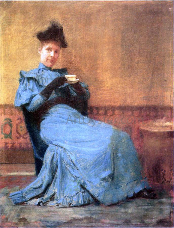  Thomas Pollock Anschutz Portrait of Mrs. Anshutz - Art Print