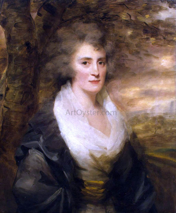  Sir Henry Raeburn Portrait of Mrs E. Bethune - Art Print