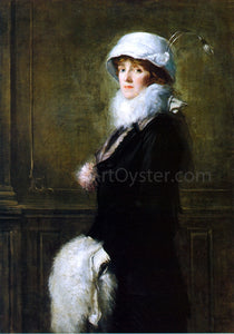  Albert Rosenthal Portrait of Mrs. H. Bryan Owsley, Philadelphia - Art Print