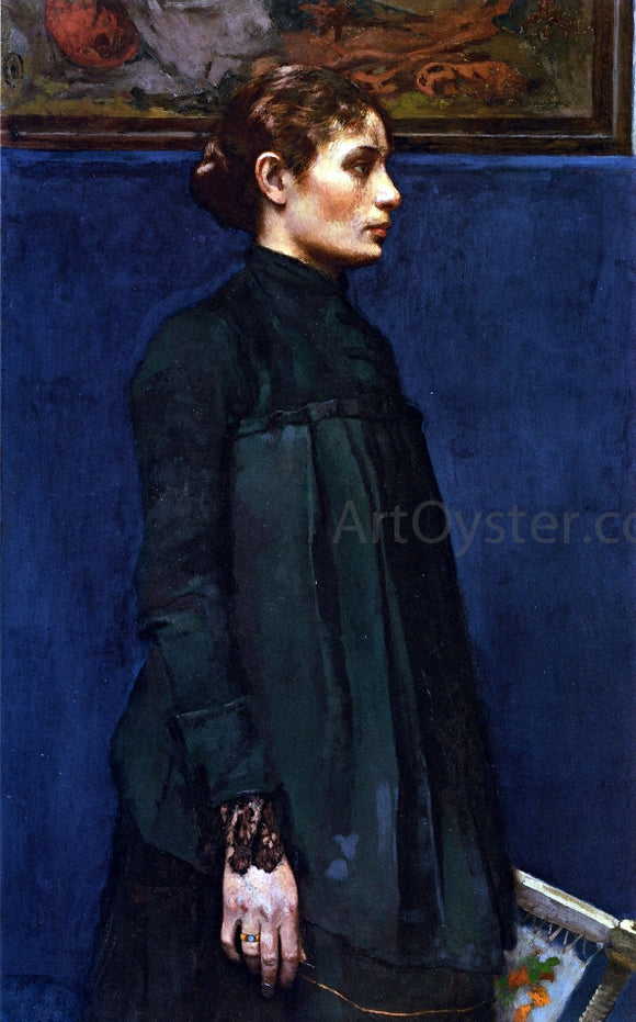  Gari Melchers Portrait of Mrs. H (Mrs. George Hitchcock) - Art Print
