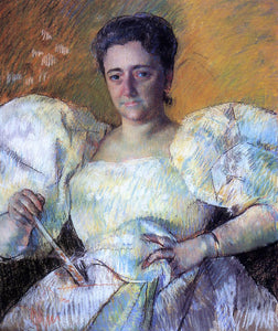  Mary Cassatt Portrait of Mrs. H. O. Hevemeyer - Art Print
