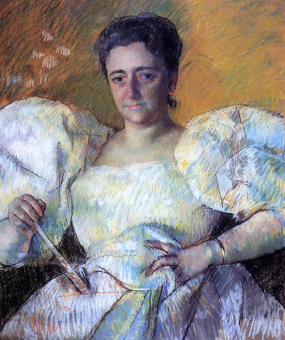  Mary Cassatt Portrait of Mrs. H. O. Hevemeyer - Art Print