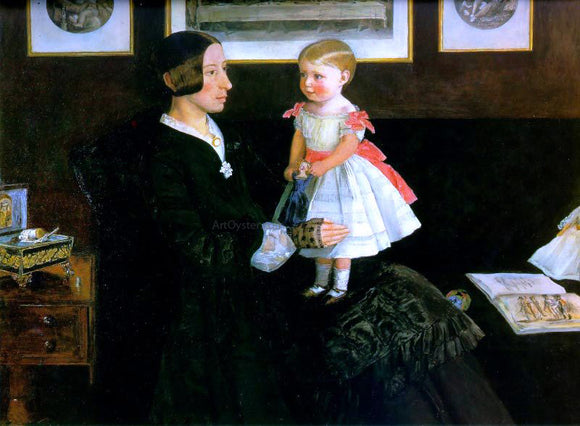  Sir Everett Millais Portrait of Mrs James Wyatt - Art Print