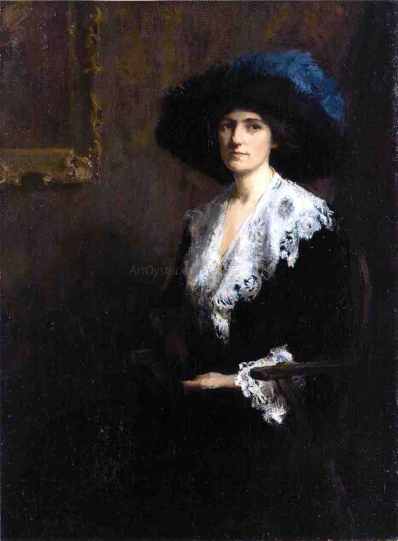  Mary Bradish Titcomb Portrait of Mrs. Jane Byron Johnston - Art Print