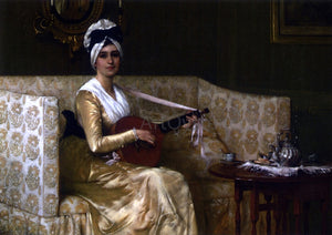  Francis David Millet Portrait of Mrs. Millet - Art Print