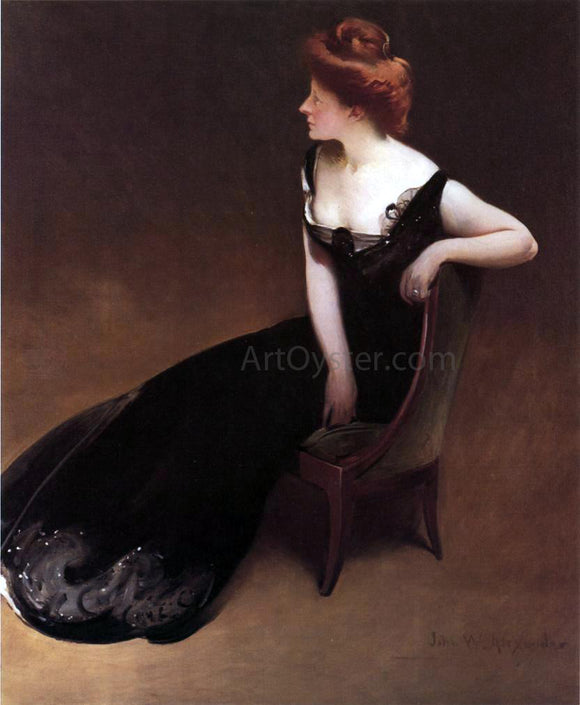  John White Alexander Portrait of Mrs. V (Mrs. Herman Duryea) - Art Print