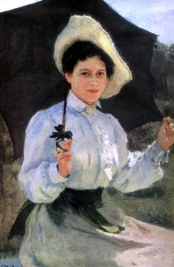  Ilia Efimovich Repin Portrait of Nadezhda Repina, the Artist's Daughter - Art Print