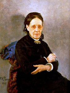  Ilia Efimovich Repin Portrait of Nadezhda Stasova - Art Print